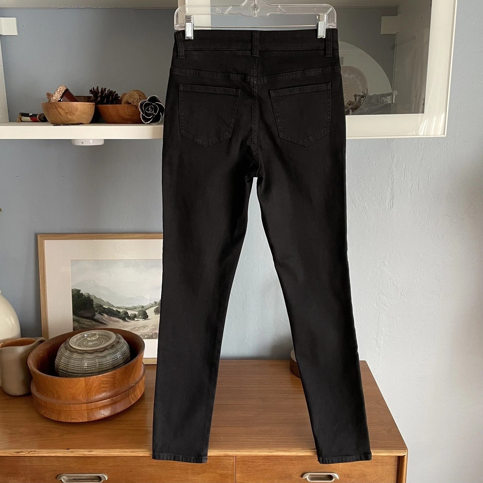 Universal Standard Size 6 Seine High Rise Skinny Jeans 27" Short Women's Black — image 5 of 8